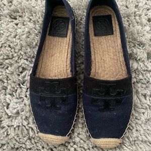 Tory Burch Blue Espadrilles